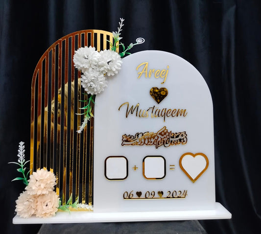 Acrylic Nikkah Frame