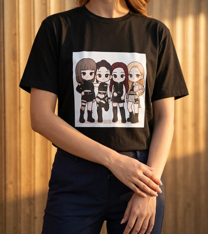 Customizable T shirts (Black color)
