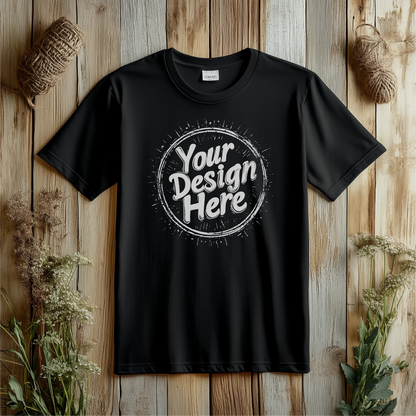 Customizable T shirts (Black color)